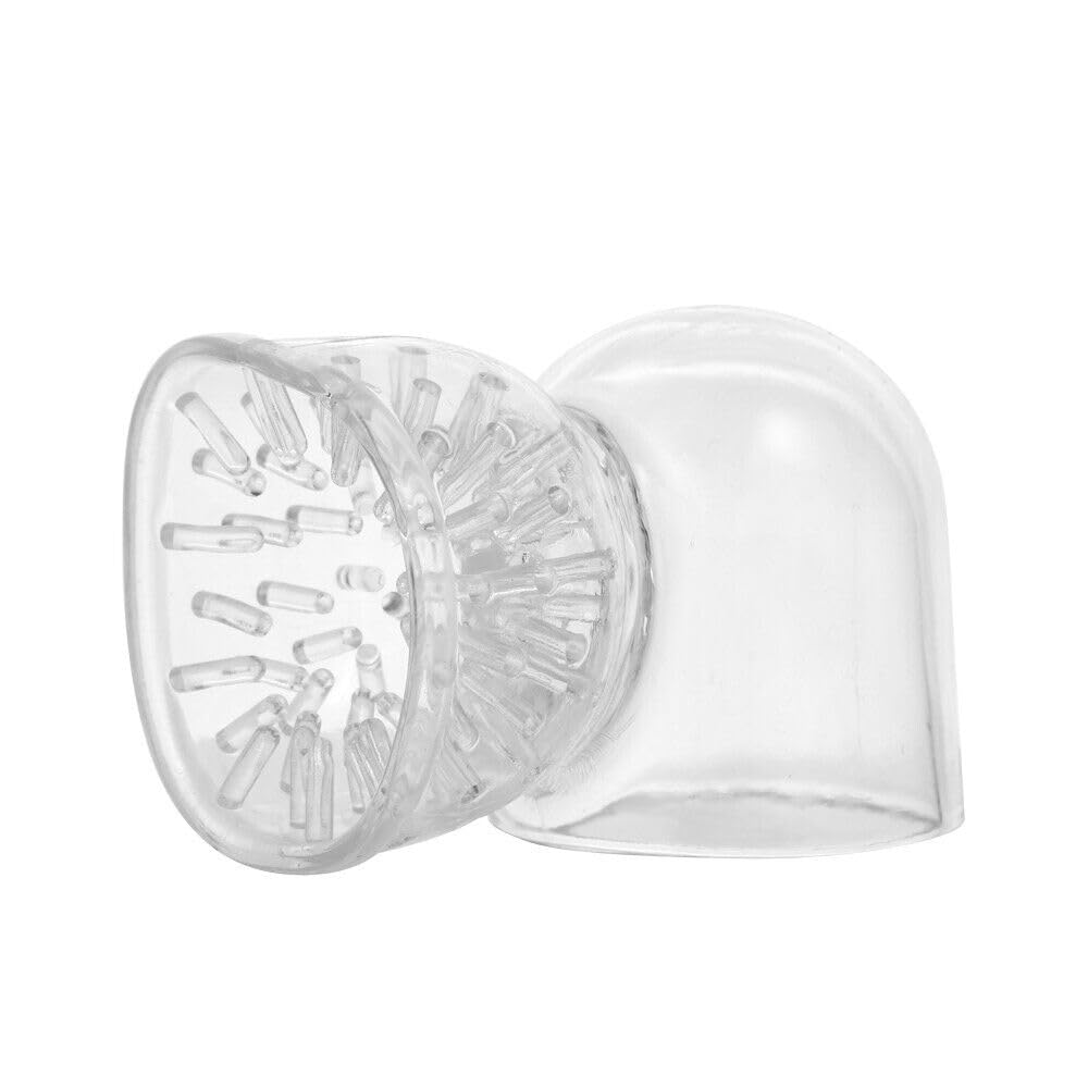 Ribbed Cup Male Masturbating Wand Attachment honeypleasures Ribbed Cup Male Masturbating Wand Attachment honeypleasures