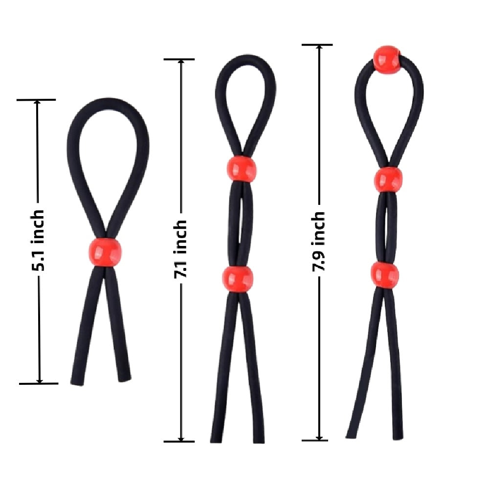 Bead Loop Cock Ring Set (3 Count)