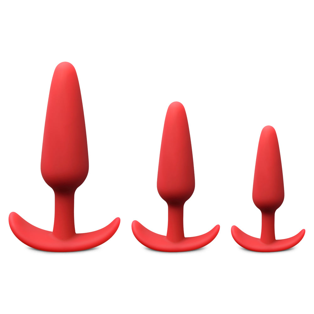 Silicone T-Bar Butt Plug Set (3 Piece) honeypleasures Silicone T-Bar Butt Plug Set (3 Piece) honeypleasures