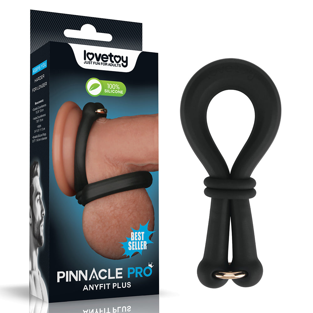 Lovetoy Pinnacle Pro Anyfit Plus Stretcher - Penis Ring & Ball Stretch honeypleasures Lovetoy Pinnacle Pro Anyfit Plus Stretcher - Penis Ring & Ball Stretch honeypleasures