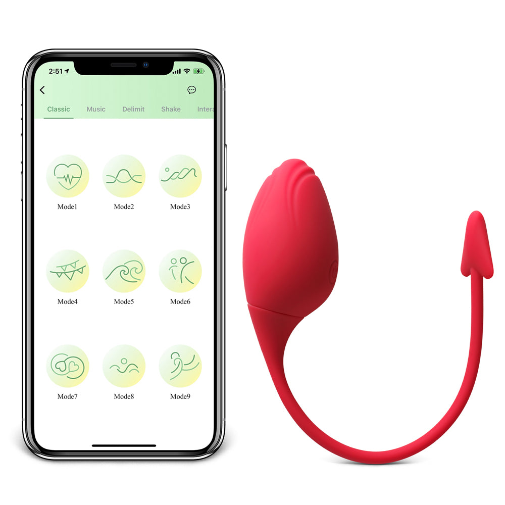 App Controlled Rechargeable Devil Love Wearable Egg Vibrator 9 Speed honeypleasures App Controlled Rechargeable Devil Love Wearable Egg Vibrator 9 Speed honeypleasures