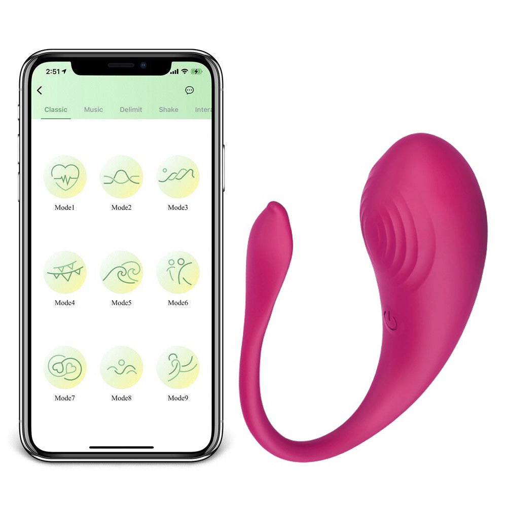 App Controlled Rechargeable Love Wearable Egg Vibrator 9 Speed honeypleasures App Controlled Rechargeable Love Wearable Egg Vibrator 9 Speed honeypleasures