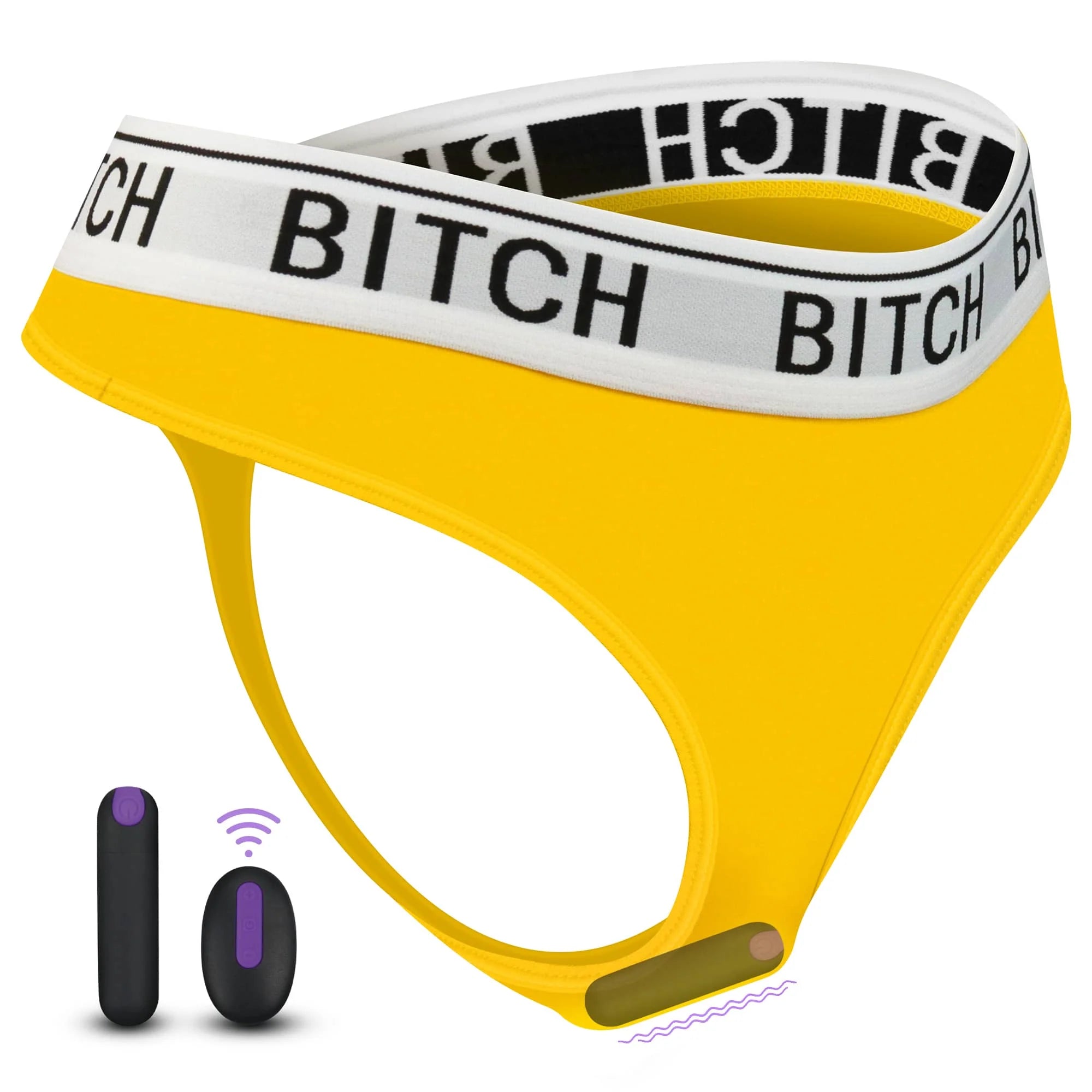Lovetoy Bitch Rechargeable Remote Control Vibrating Thong Panty honeypleasures Lovetoy Bitch Rechargeable Remote Control Vibrating Thong Panty honeypleasures