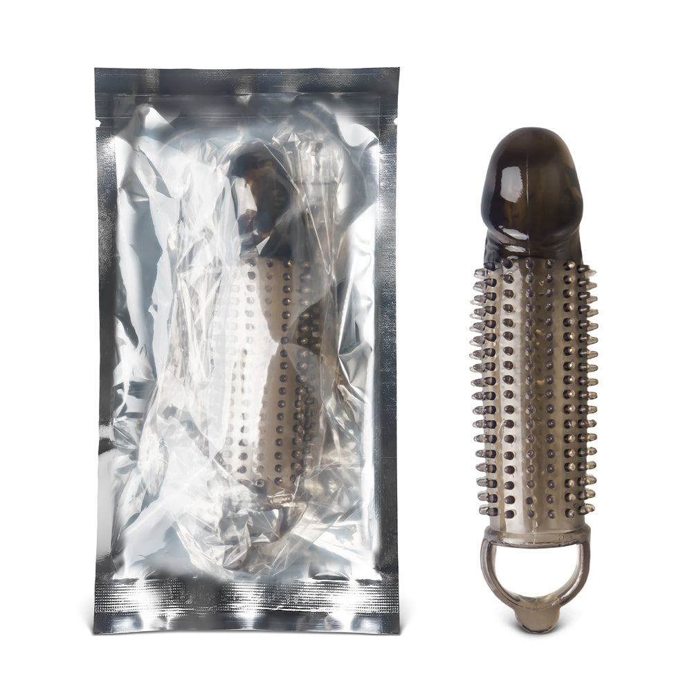 Extra 1.25 inch Sting Vibrating Head Penis Extender with Ball Loop, 6.9 inch