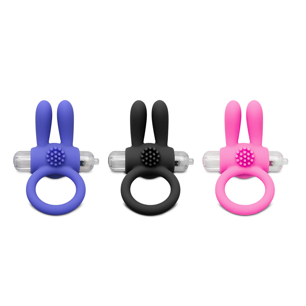 Silicone Rabbit Ears Vibrating Penis Ring