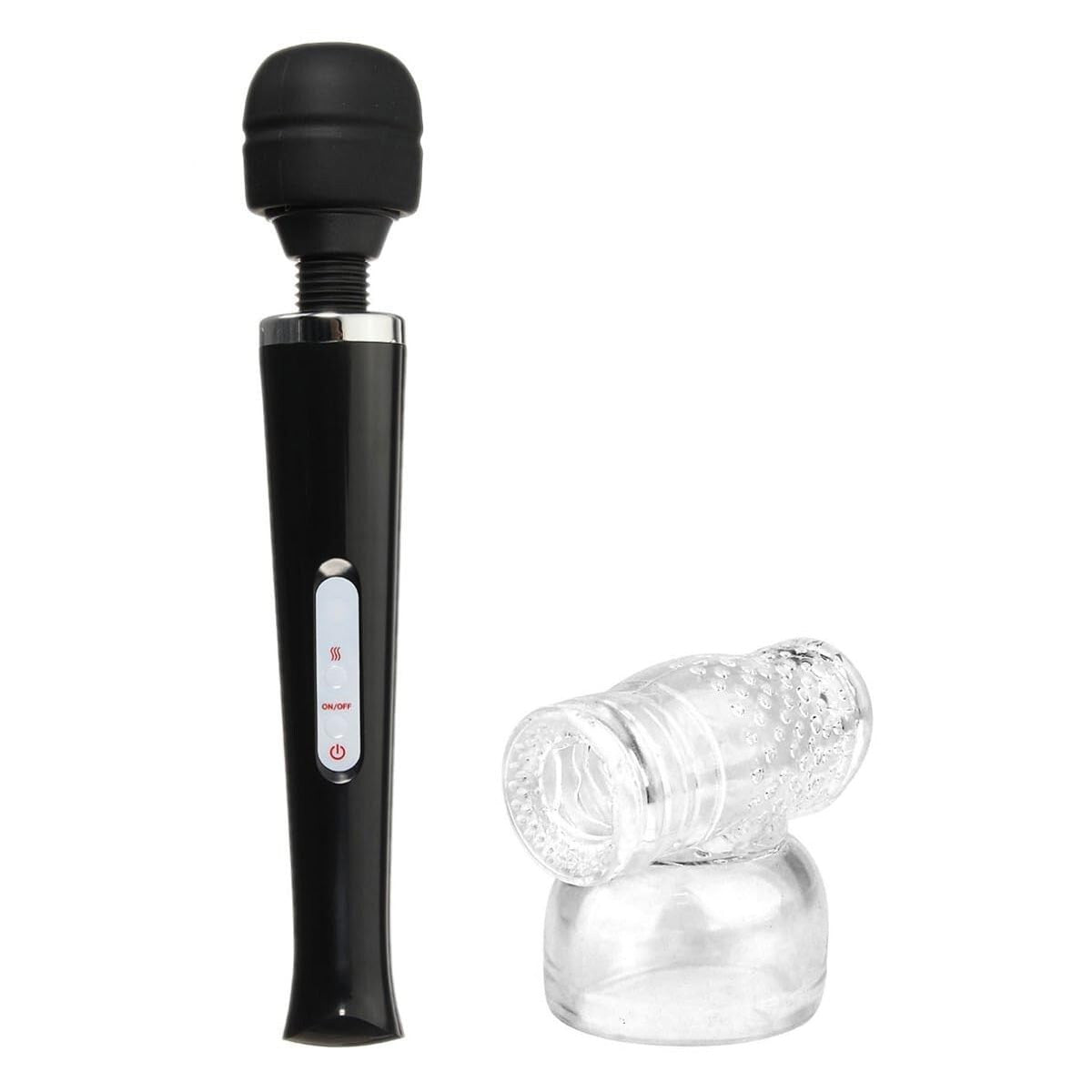 Magic Massager Rechargeable Cordless Male Wand Vibrator Set, 10 Functi honeypleasures Magic Massager Rechargeable Cordless Male Wand Vibrator Set, 10 Functi honeypleasures