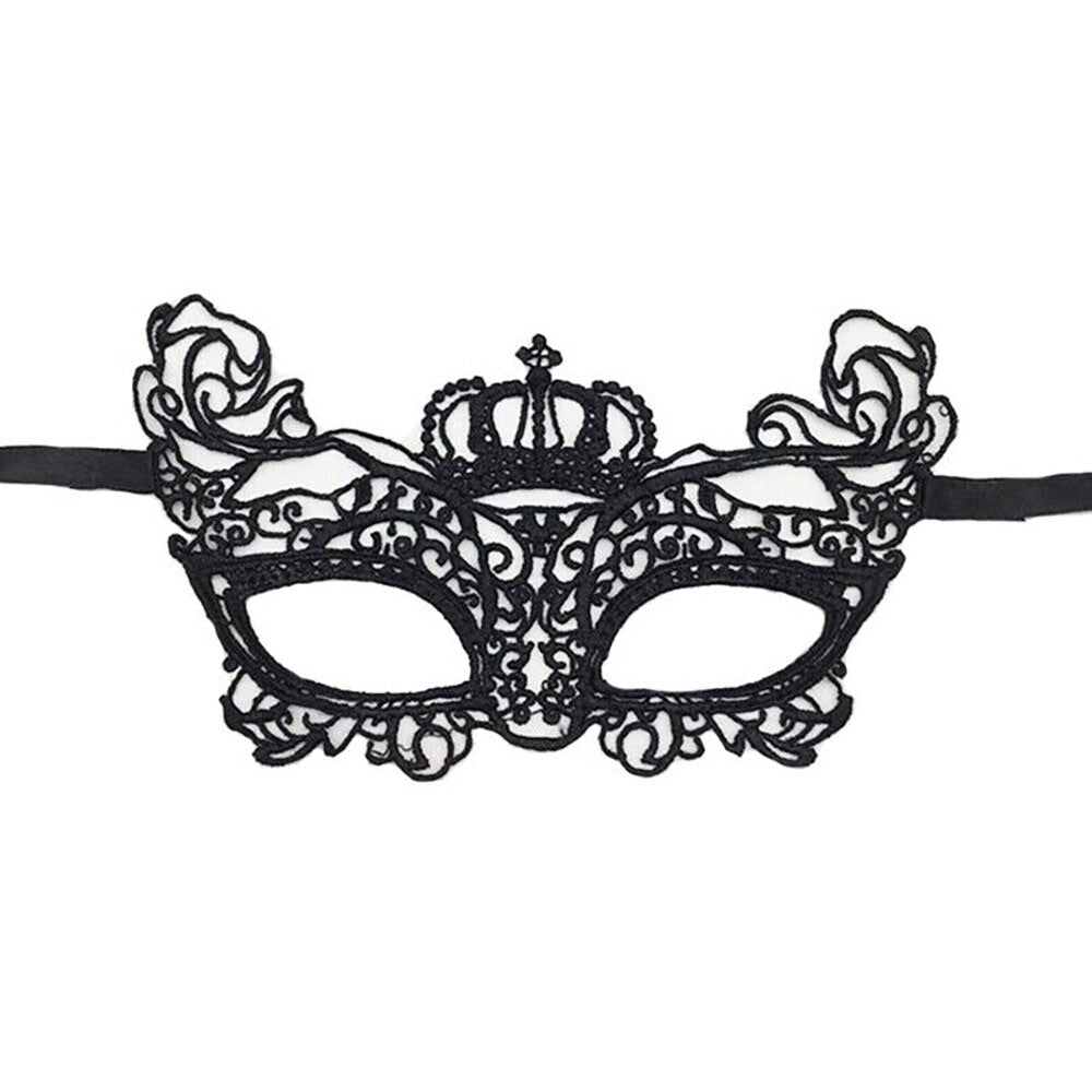 Crown Masquerade Lace Mask
