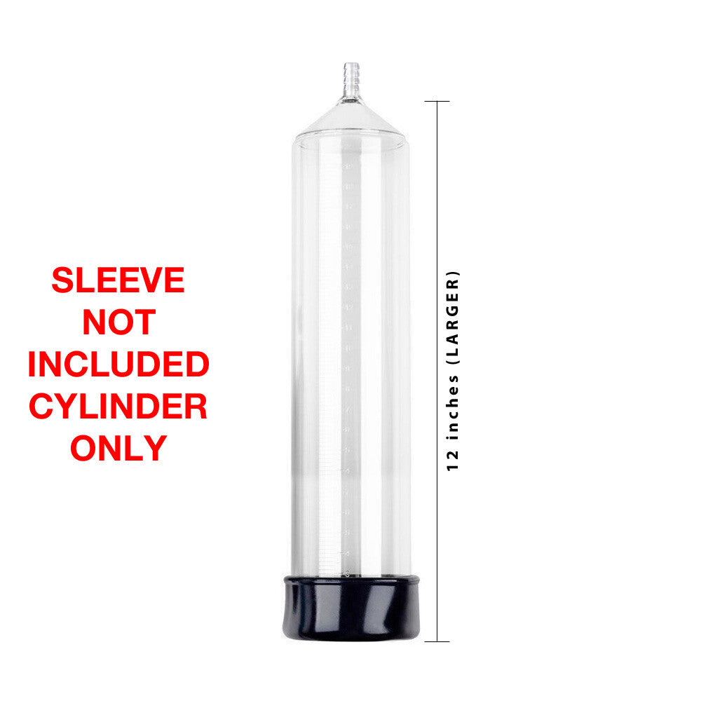 Replacement Penis Pump Cylinder, 12 inch