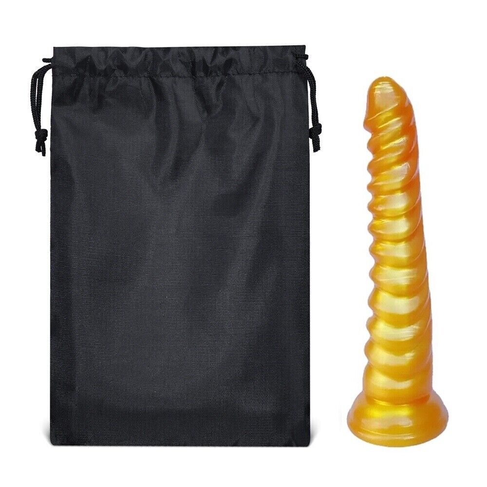 Dragon Ribbed Fantasy Dildo without Balls and Suction Cup 8.3 inch