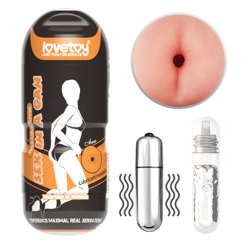 Lovetoy Sex In A Can Anus Lotus Tunnel - Vibrating