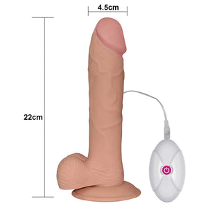 9" The Ultra Soft Dude Vibrating, 10 Function