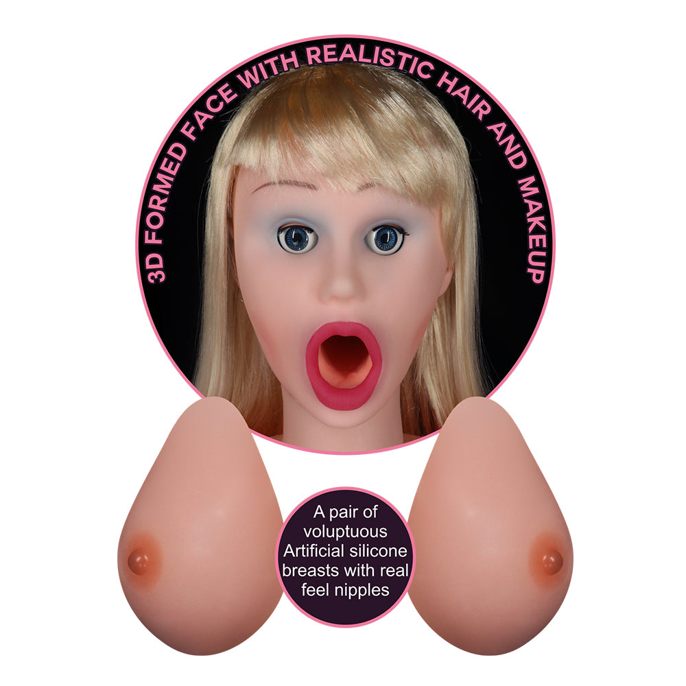 Lovetoy Silicone Boobie Super Love Doll (Blonde) – honeypleasures