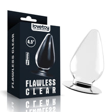 Load image into Gallery viewer, Lovetoy Flawless Clear Anal Plug 4.5&#39;&#39;