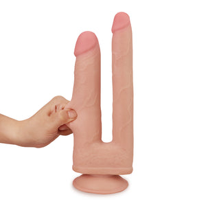 Lovetoy Skinlike Double Penetration Soft Cock, 7.8 inch