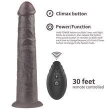 Load image into Gallery viewer, Lovetoy 10&quot; Dual Layered Silicone Rotator, 10 Function
