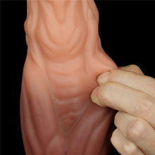 Load image into Gallery viewer, Lovetoy 9.5&#39;&#39; Dual layered Liquid Silicone Nature Cock