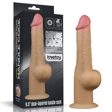 Load image into Gallery viewer, Lovetoy 9.5&quot; Dual Layered Handle Cock