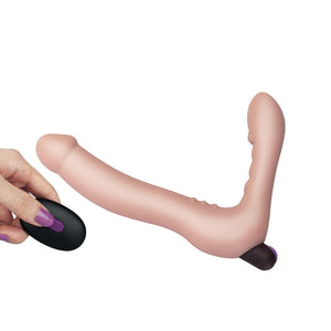 Lovetoy Rechargeable IJOY Strapless Strap On with Remote Control