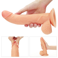 Load image into Gallery viewer, Lovetoy Vibrating Easy Strapon Set 8.5&quot;