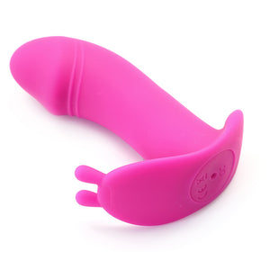 Remote Control Rechargeable Silicone G-Spot Vibrator, 12 Speed