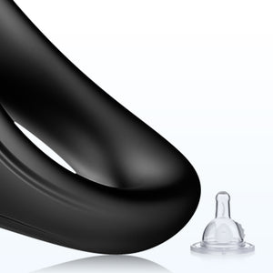 Silicone Penis & Ball Ring with Perineum Stimulator (Taint Teaser)