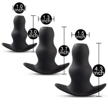 Load image into Gallery viewer, Silicone Hollow Butt Plug Set (3 pcs)