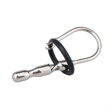 Load image into Gallery viewer, Stainless Steel Penis Plug with Silicone Rings Style A