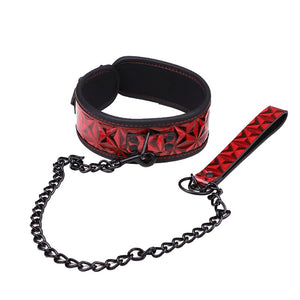 Embossed Collar and Leash (E)