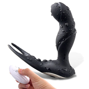 Remote Control Prostate Massager & Penis Ring Combo