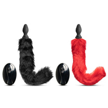 Load image into Gallery viewer, Vibrating Fox Tail Butt Plug with Remote, 10 Function