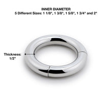 Load image into Gallery viewer, Stainless Steel Magnetic Penis Ring (Multiple Sizes)