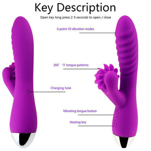 Windmill Rechargeable Vibrator, 10 Function
