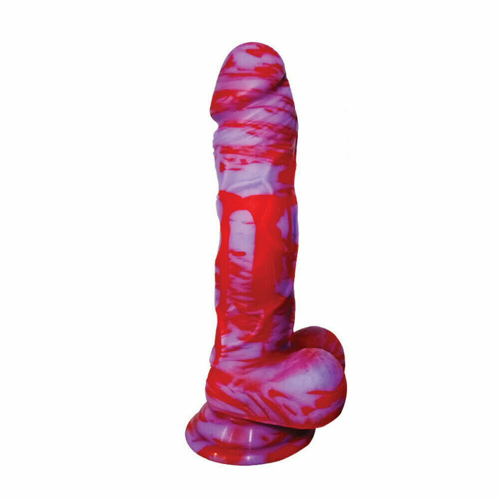 Abstact Dildo with Suction Cup, 8 inch