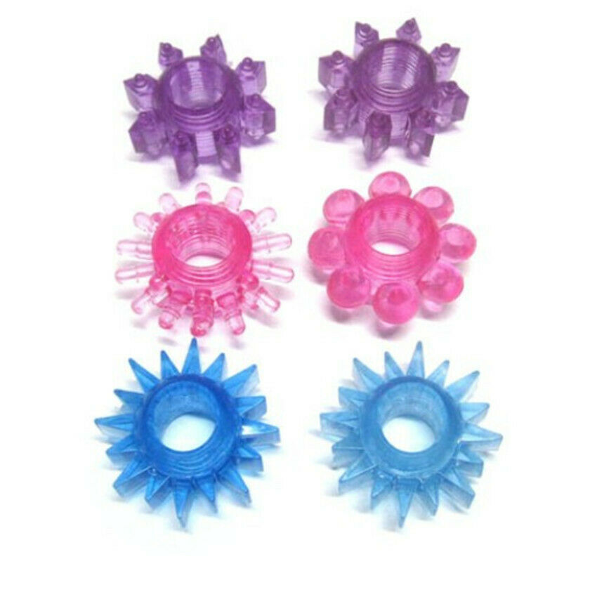 Spike Penis Ring Multipack (6 Count) honeypleasures Spike Penis Ring Multipack (6 Count) honeypleasures