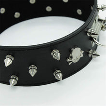 Load image into Gallery viewer, Spike &amp; Skull Collar and Leash (H)