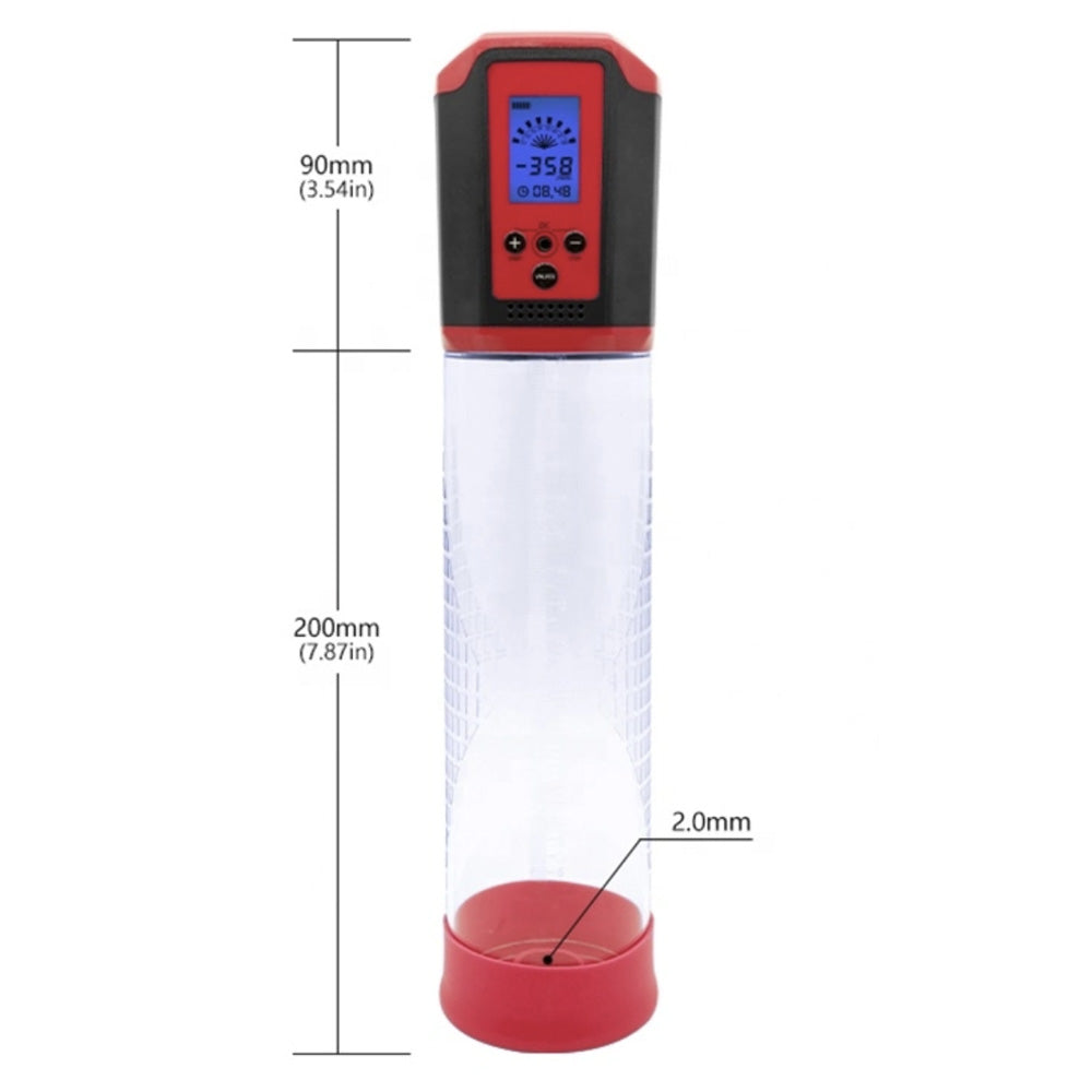 Automatic LCD Screen Penis Pump, 5 Speed