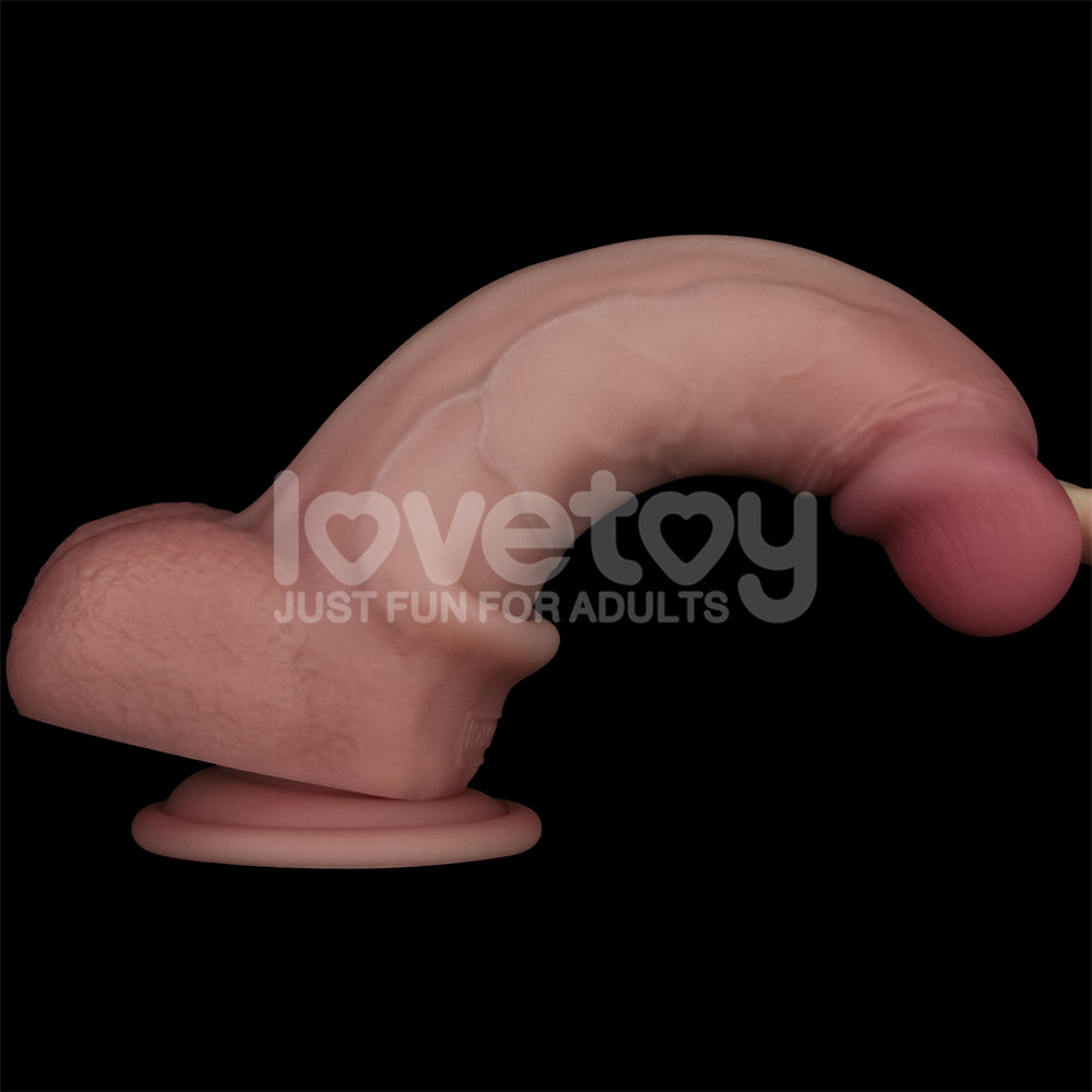 Lovetoy Sliding Skin Pro II Dual Layer Dildo 8 inch