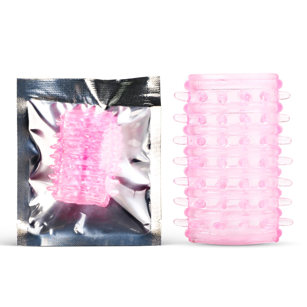 Stretchy Stimulation Enhancer Textured Penis Sleeve II