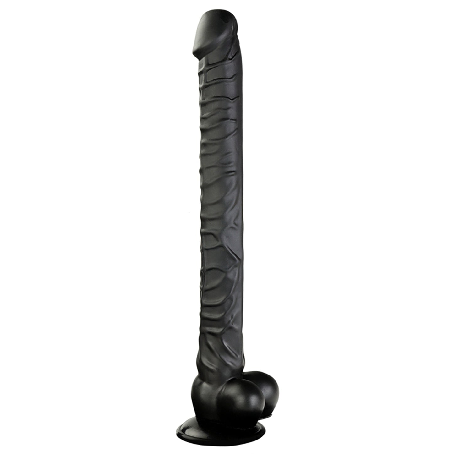 Realistic Sunction Cup Dildo with Balls 15 inch (Multiple Colors)