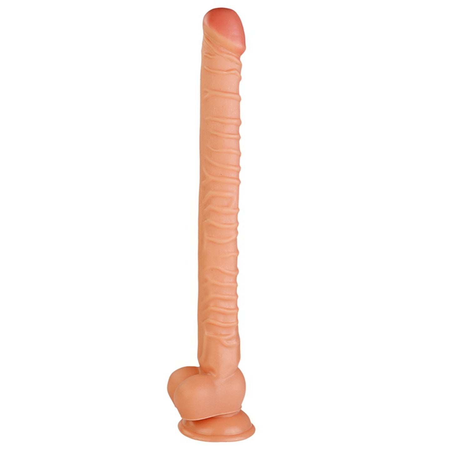 Realistic Sunction Cup Dildo with Balls 15 inch (Multiple Colors)