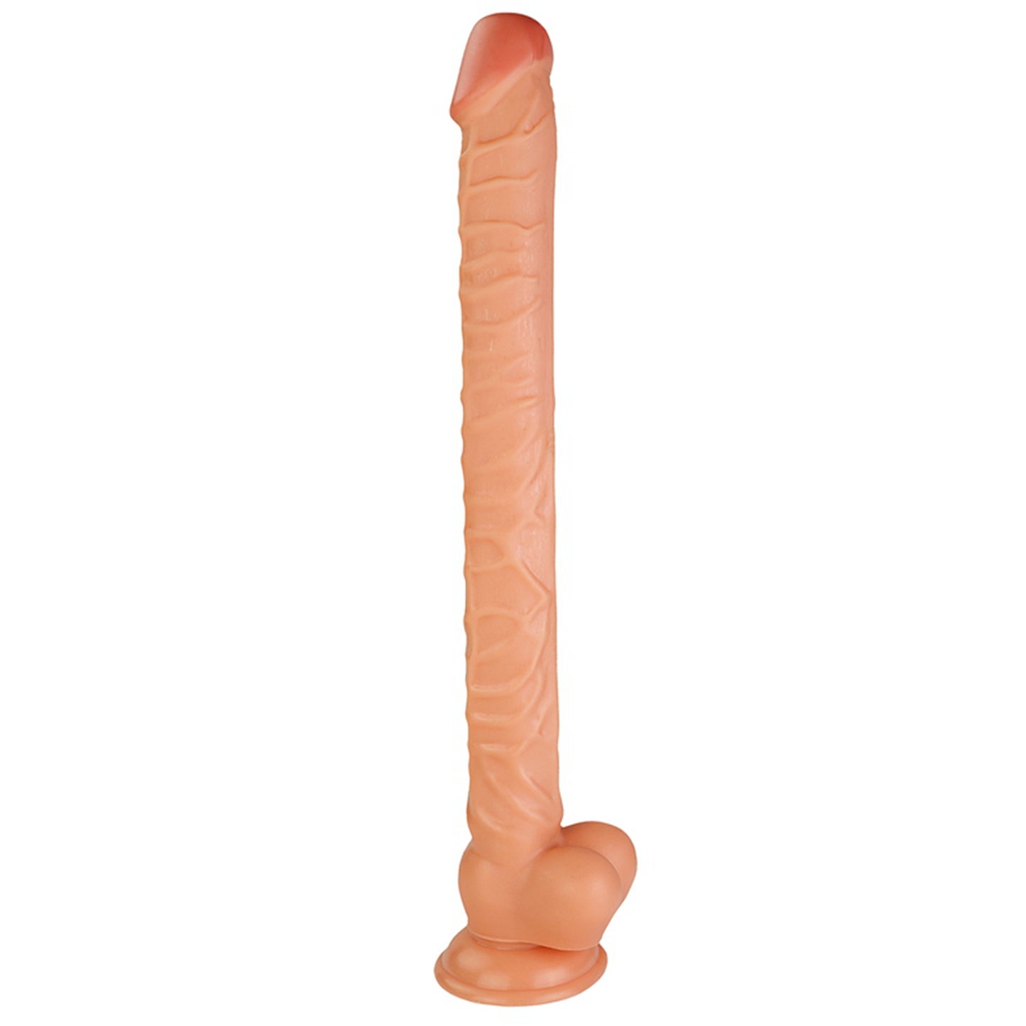 Realistic Sunction Cup Dildo with Balls 15 inch (Multiple Colors)