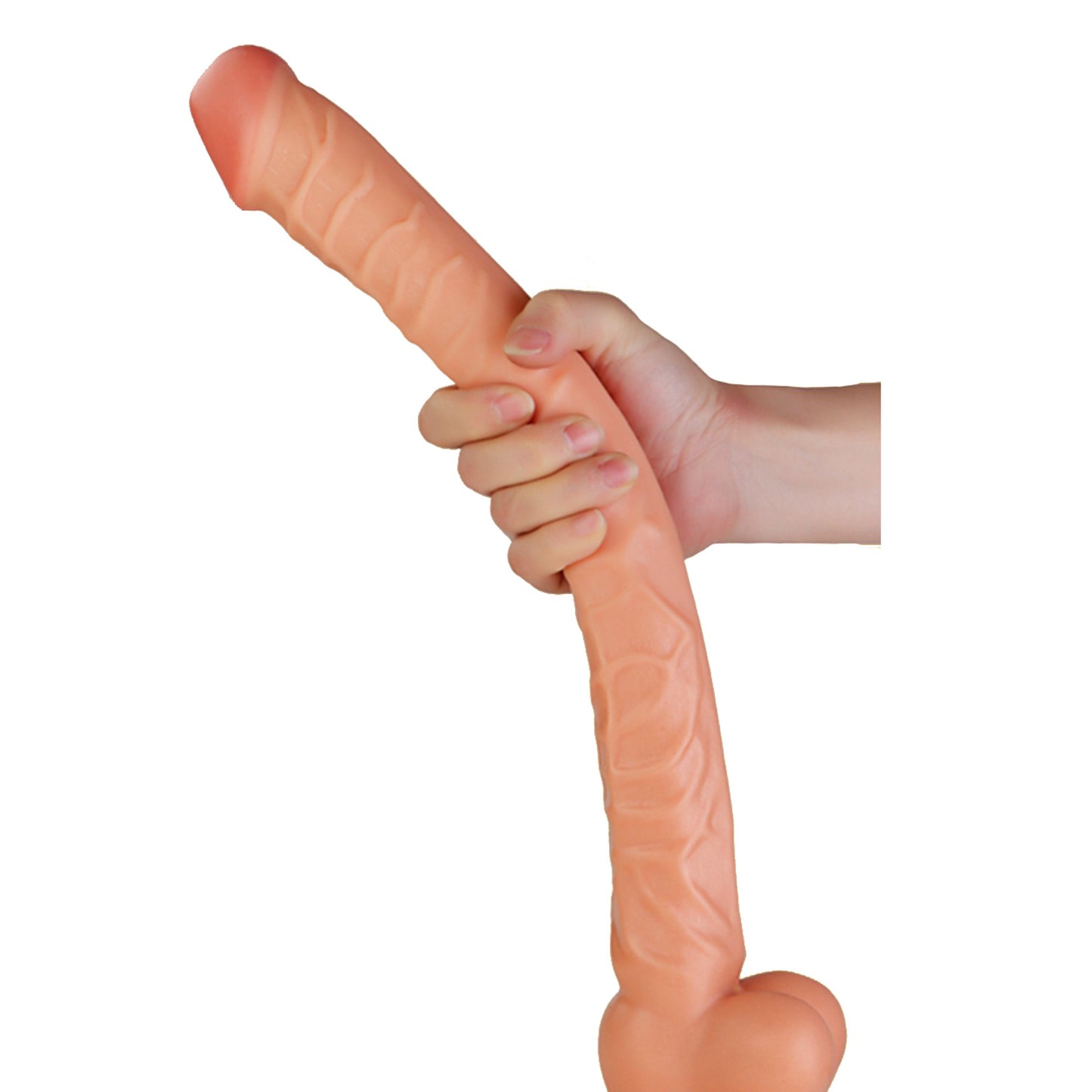 Realistic Sunction Cup Dildo with Balls 15 inch (Multiple Colors)