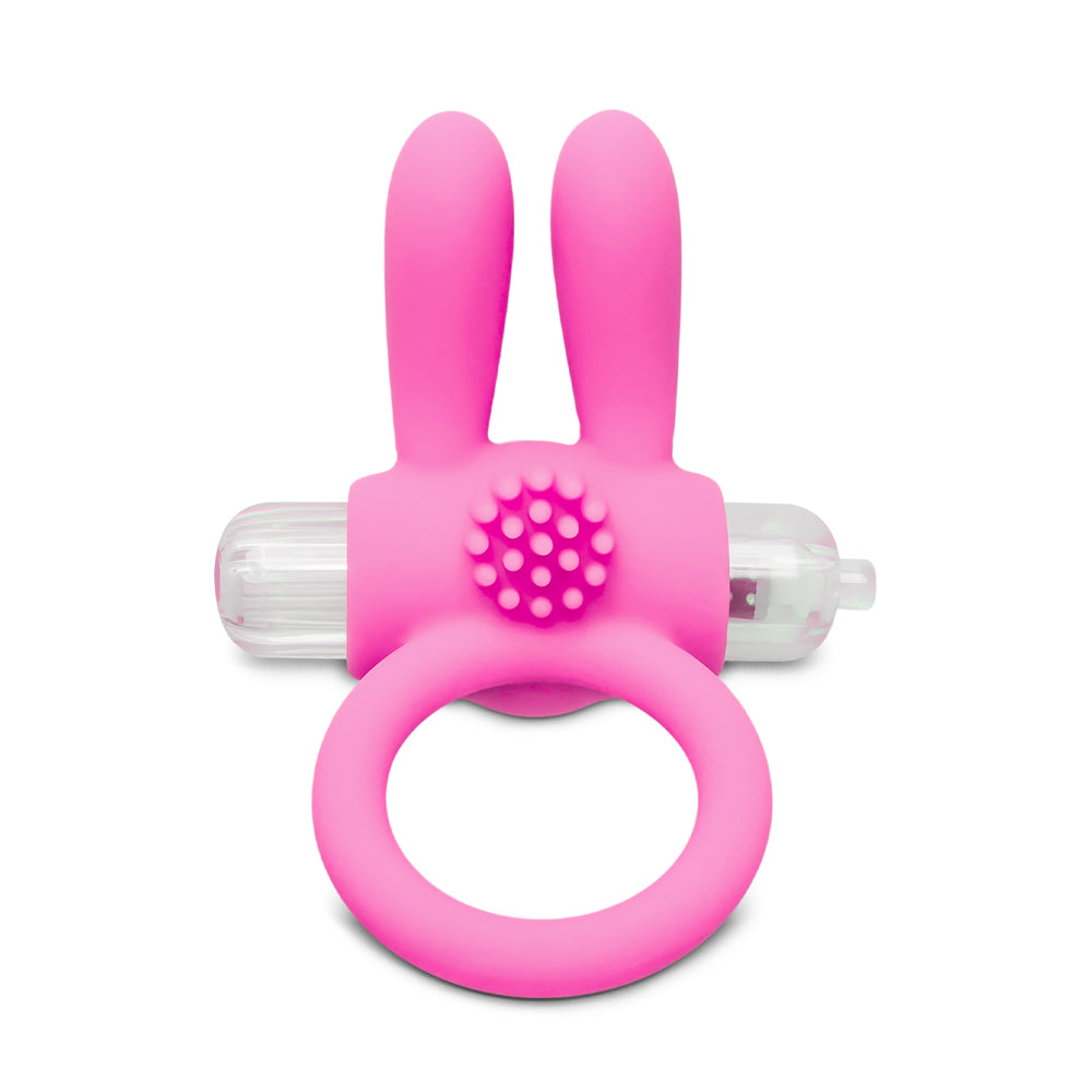 Silicone Rabbit Ears Vibrating Penis Ring