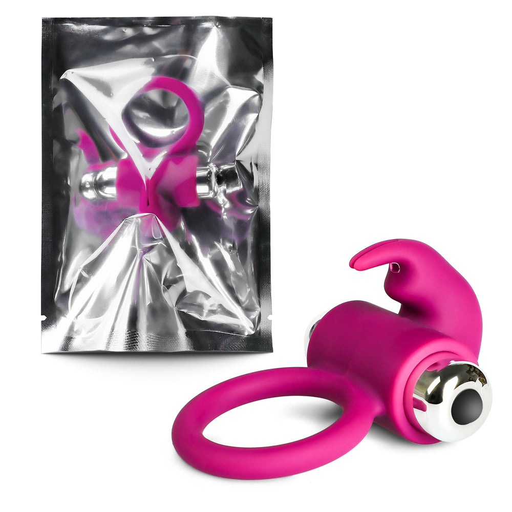 Silicone Vibrating Rabbit Penis Ring