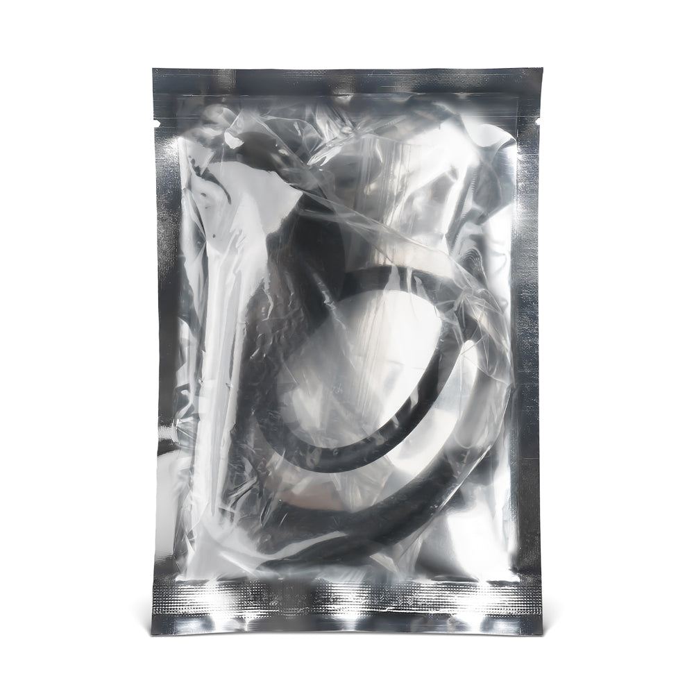 Silicone Cock Ring with Bulbous Prostate Massager