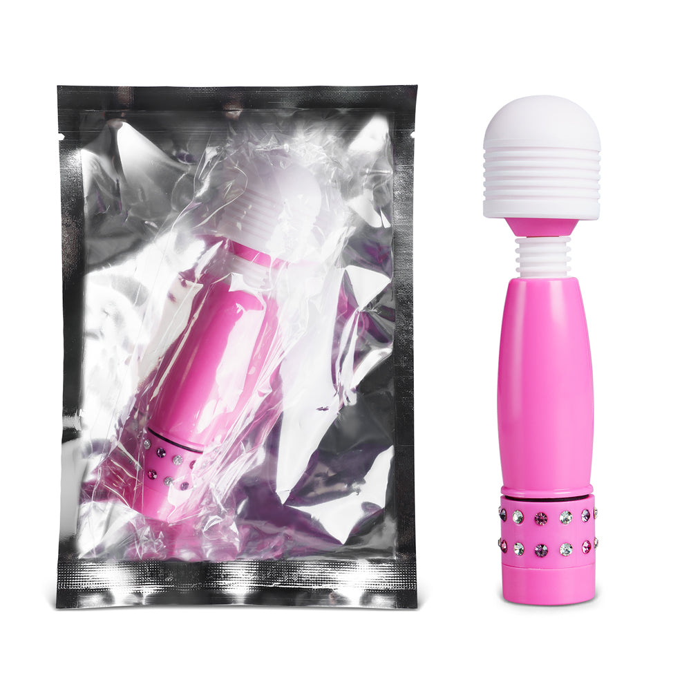 Jeweled Rhinestone Mini Massage Wand Vibrator