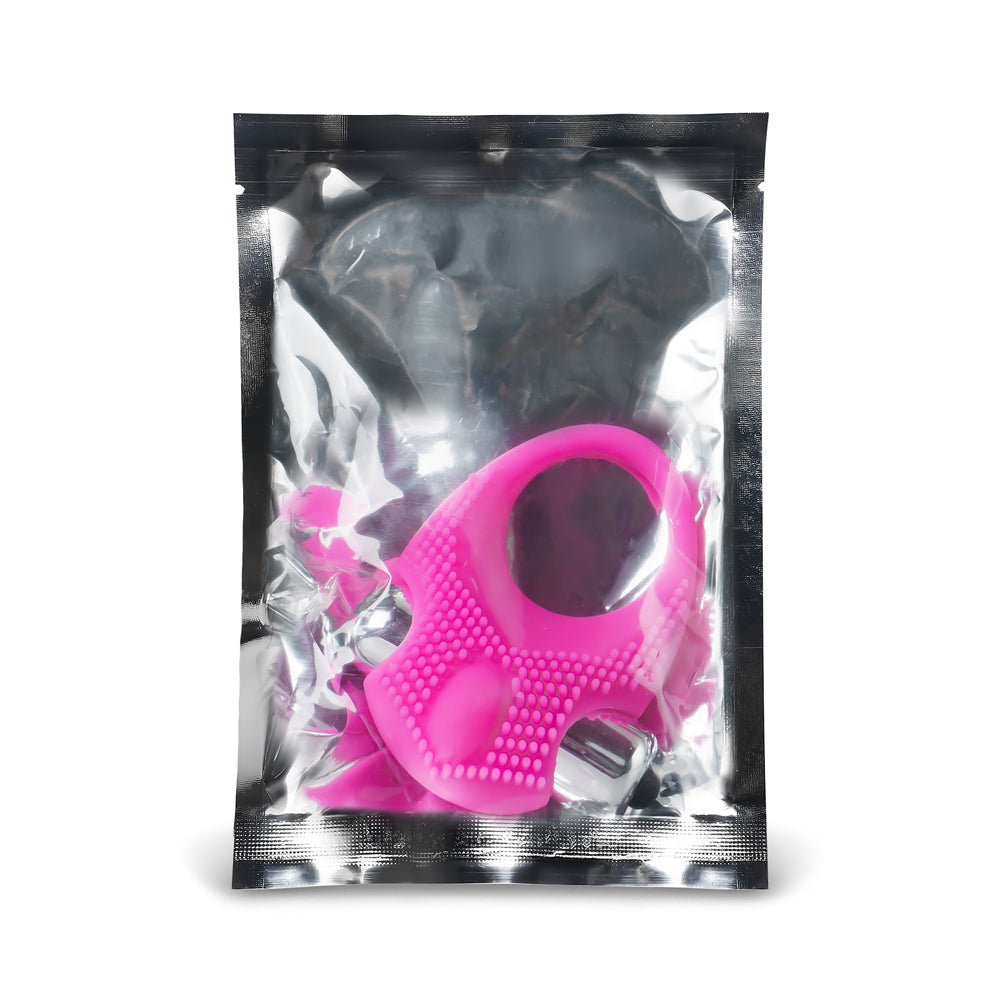 Silicone Vibrating Cock Ring with Clitoral Stimulator