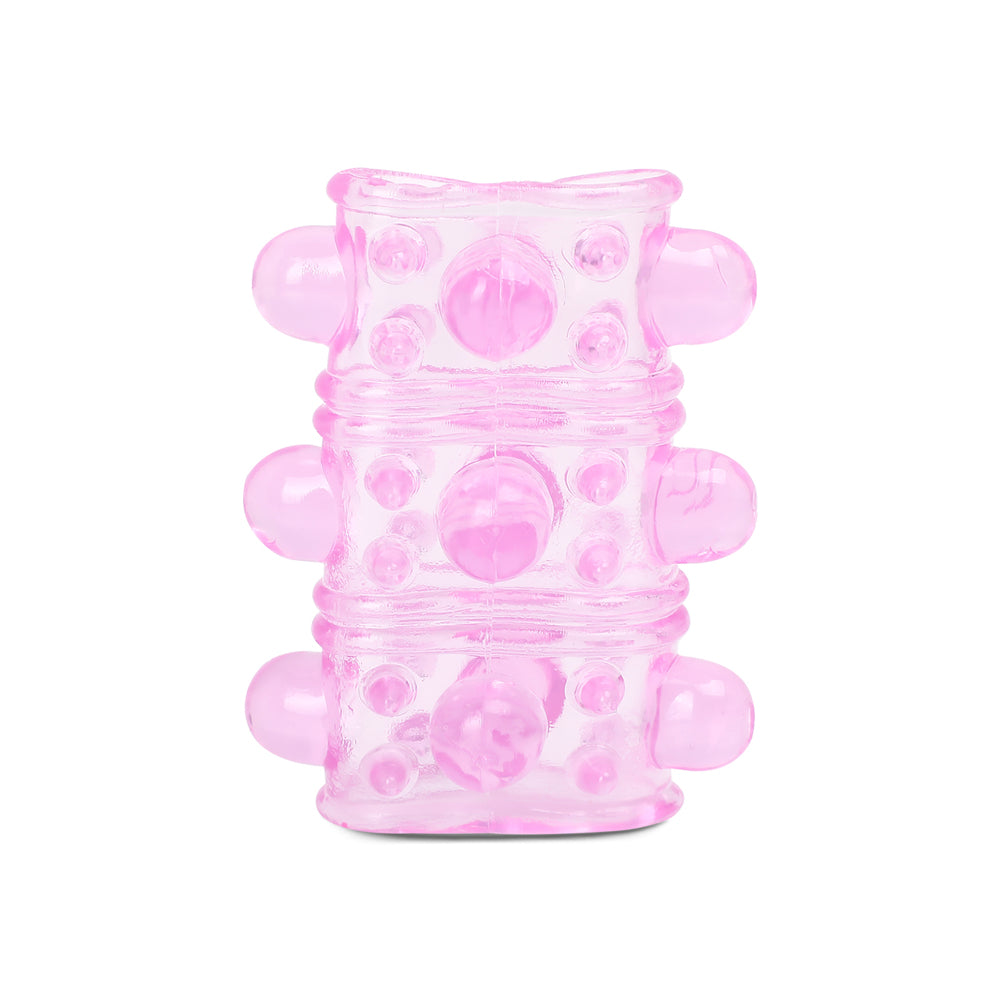 Stretchy Stimulation Enhancer Textured Penis Sleeve