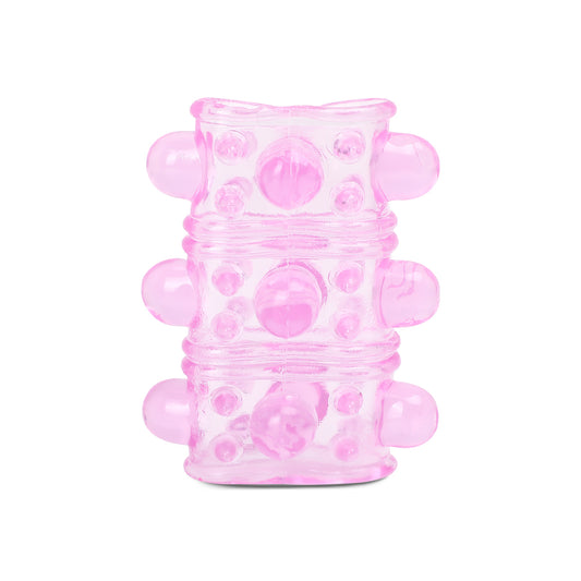 Stretchy Stimulation Enhancer Textured Penis Sleeve