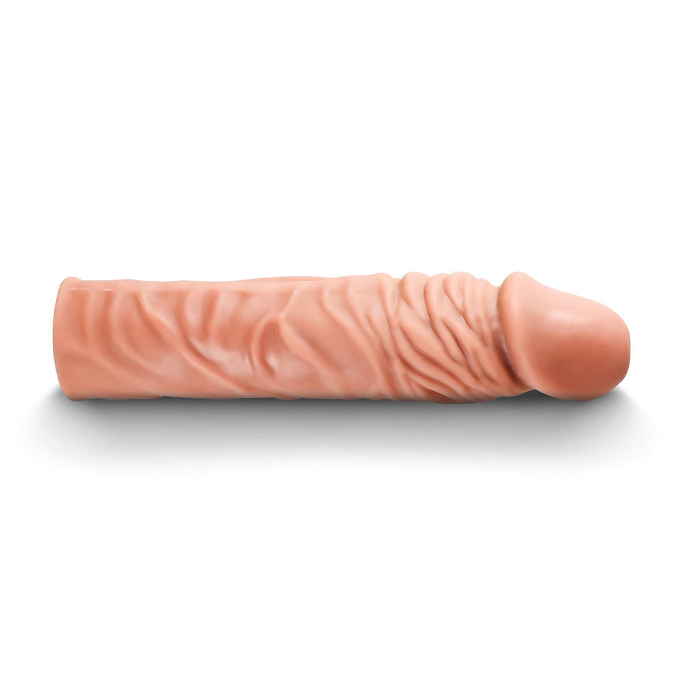 Extra 1.25 inch Realistic Veiny Penis Extender, 7.5 inch